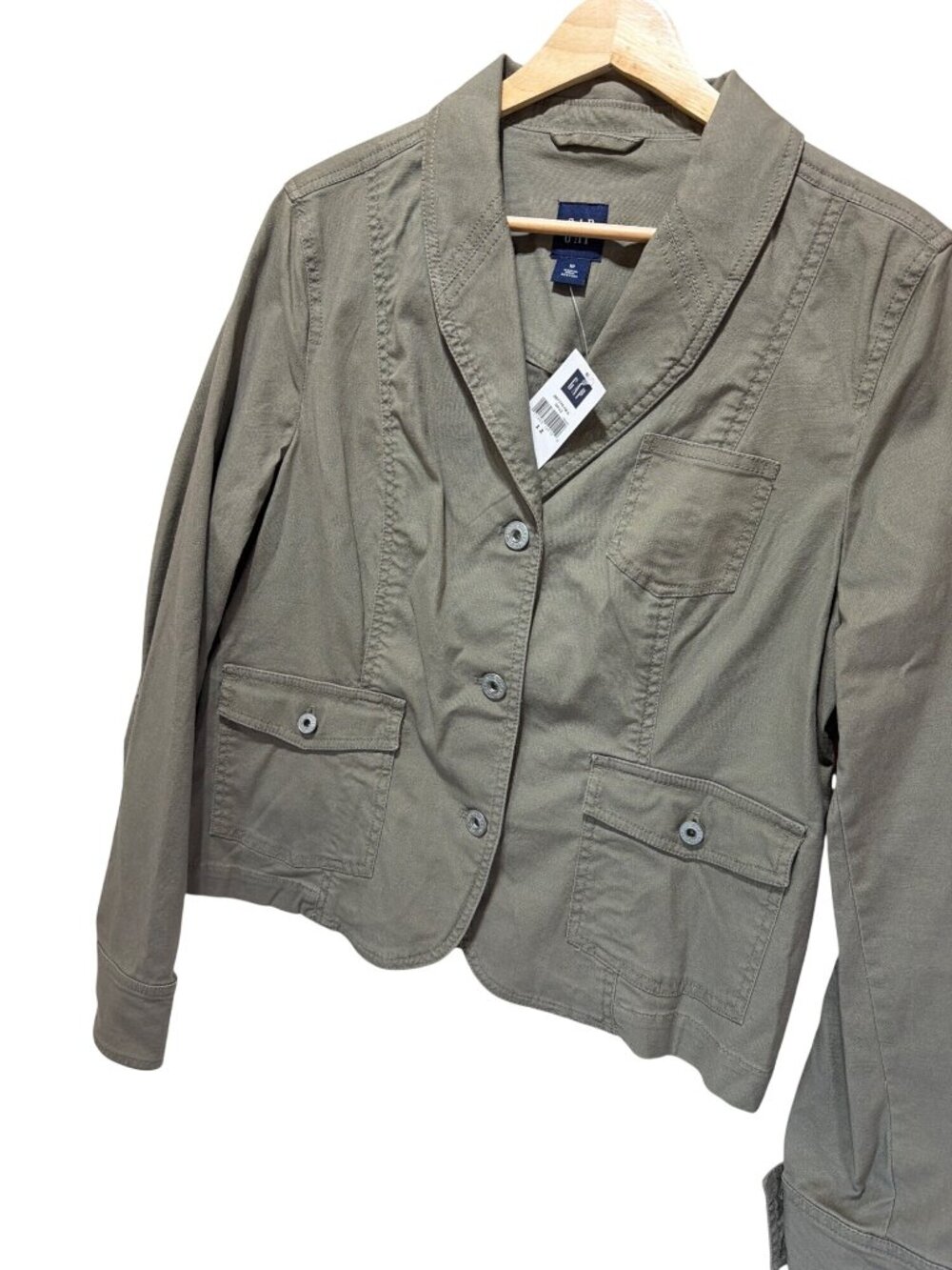 Gap NWT Light Olive Green Utility Blazer Field Jacket